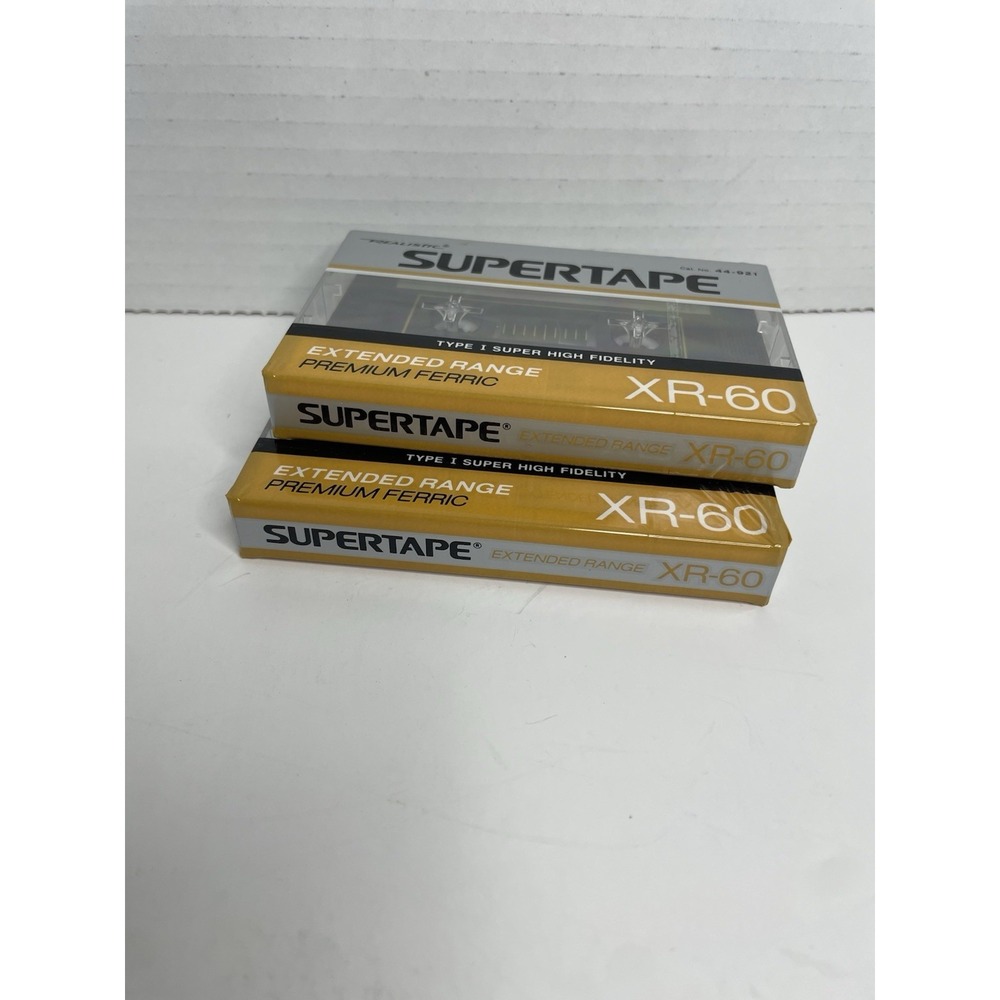 SUPERTAPE XR-60 Extended Range TYPE I Blank Audio Cassettes